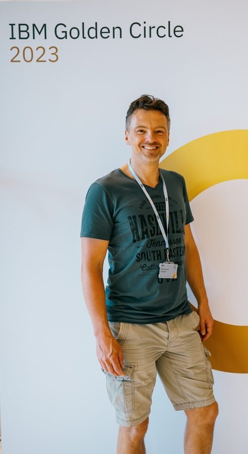 Raymond Koppe bij de IBM Golden Circle 2023